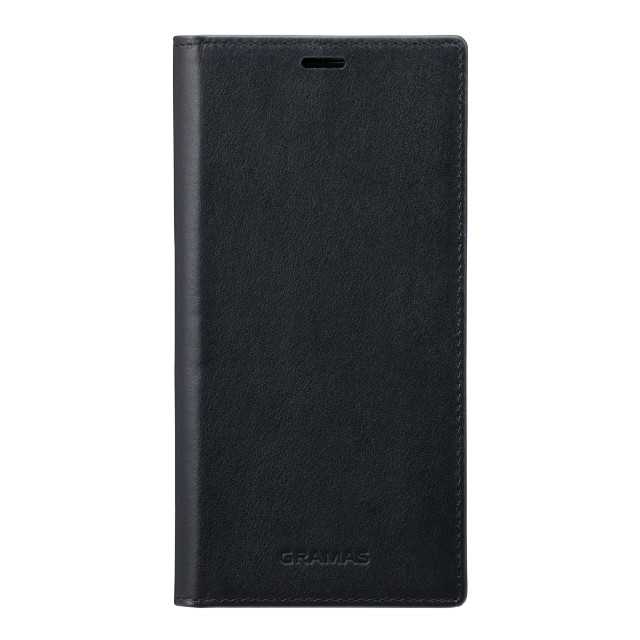 【iPhone13 Pro ケース】Italian Genuine Leather Book Case (Black)サブ画像