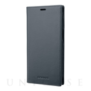 【iPhone13 Pro ケース】Italian Genuine Leather Book Case (Navy)