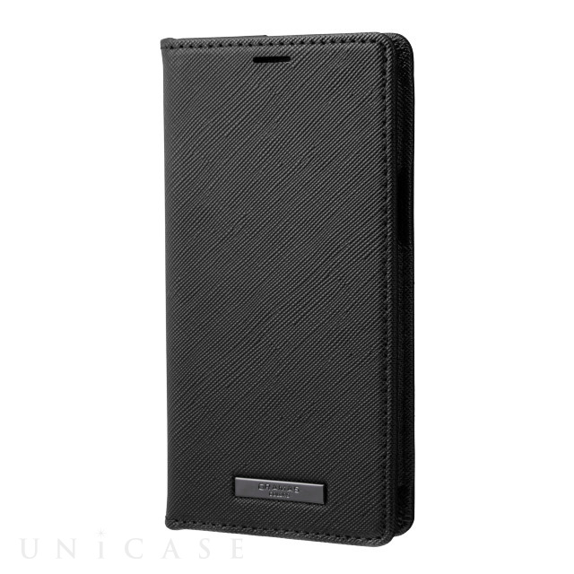 【iPhone13 mini/12 mini ケース】“EURO Passione” PU Leather Book Case (Black)