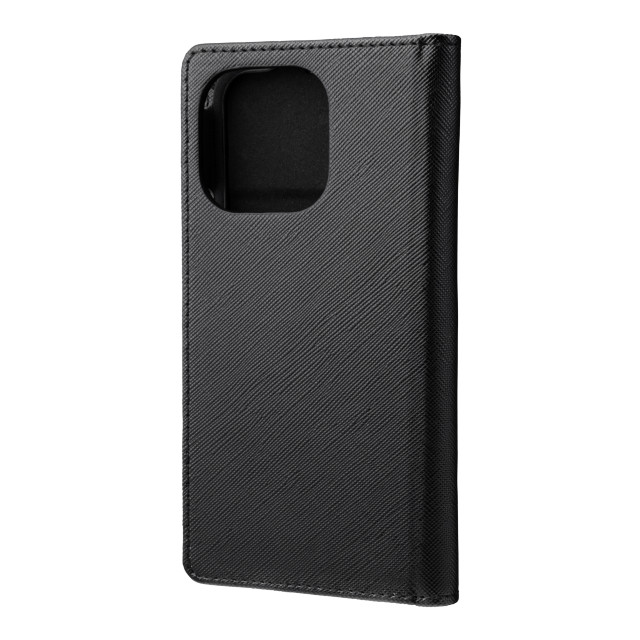 【iPhone13 Pro ケース】“EURO Passione” PU Leather Book Case (Black)goods_nameサブ画像