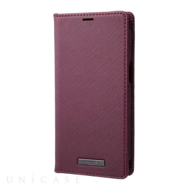 【iPhone13 Pro ケース】“EURO Passione” PU Leather Book Case (Bordeaux)