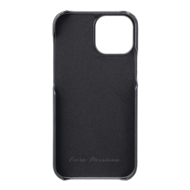 【iPhone13 mini/12 mini ケース】“EURO Passione” PU Leather Shell Case (Black)goods_nameサブ画像