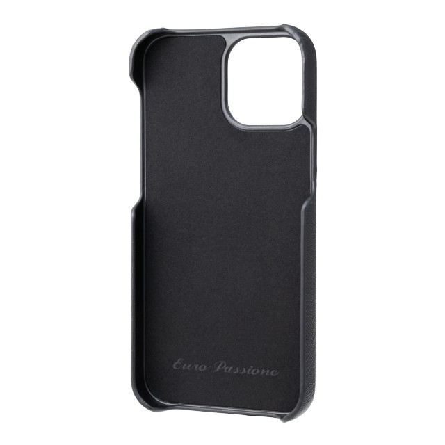 【iPhone13 mini/12 mini ケース】“EURO Passione” PU Leather Shell Case (Black)goods_nameサブ画像