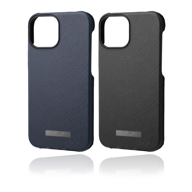 【iPhone13 mini/12 mini ケース】“EURO Passione” PU Leather Shell Case (Black)サブ画像