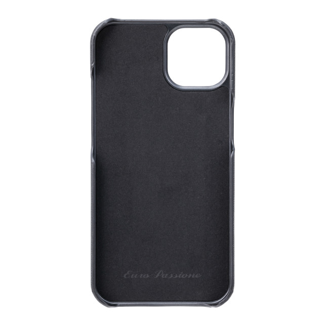 【iPhone13 ケース】“EURO Passione” PU Leather Shell Case (Black)サブ画像