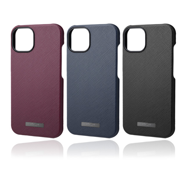 【iPhone13 ケース】“EURO Passione” PU Leather Shell Case (Dark Navy)goods_nameサブ画像