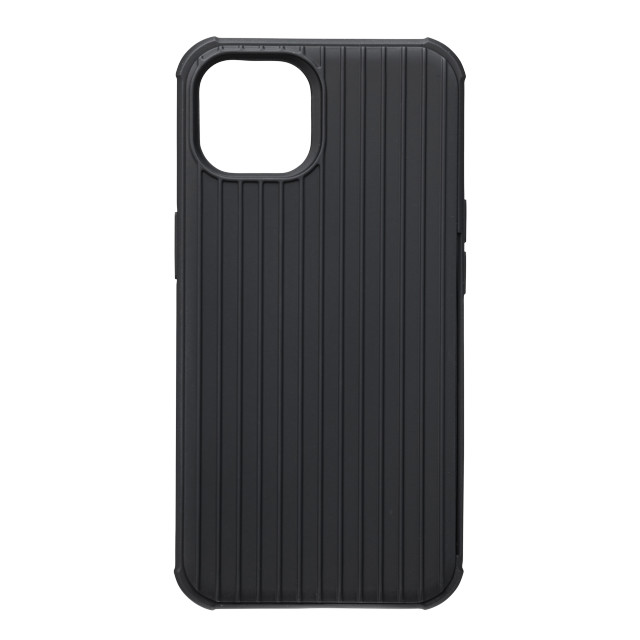 【iPhone13 ケース】”Rib-Slide” Hybrid Shell Case (Black)サブ画像