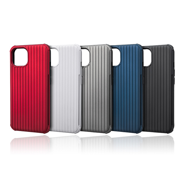 【iPhone13 ケース】”Rib-Slide” Hybrid Shell Case (Gray)goods_nameサブ画像