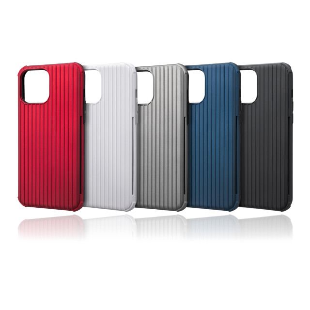 【iPhone13 Pro Max ケース】”Rib-Slide” Hybrid Shell Case (Gray)サブ画像