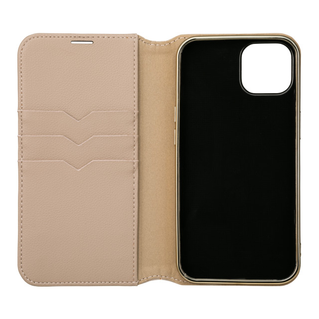 【iPhone13 ケース】“Shrink” PU Leather Book Case (Greige)goods_nameサブ画像