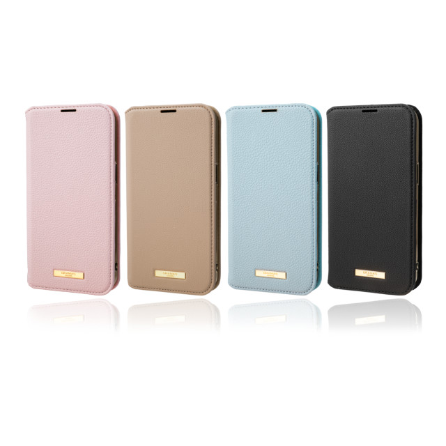 【iPhone13 Pro ケース】“Shrink” PU Leather Book Case (Pink)サブ画像