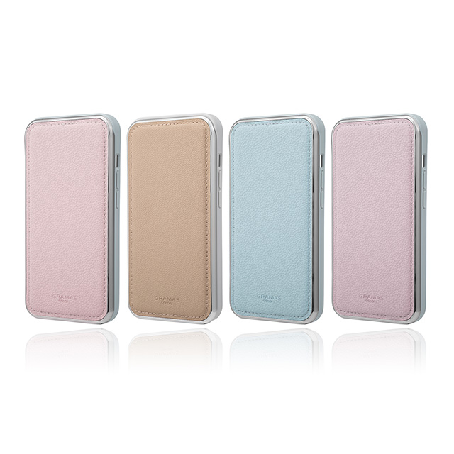 【iPhone13/13 Pro ケース】“Shrink” PU Leather Full Cover Hybrid Shell Case (Lavender)サブ画像