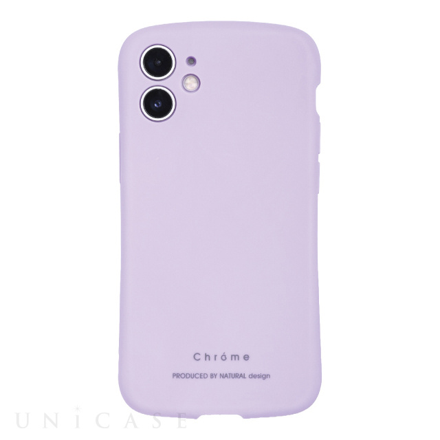 【iPhone12 ケース】背面型ケース Chrome (Lavender)