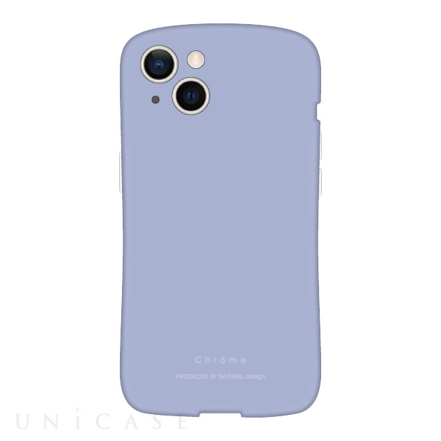 【iPhone13 ケース】背面型ケース Chrome (Salvia Blue)