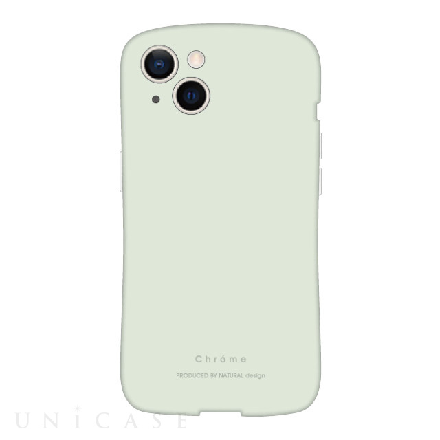 【iPhone13 ケース】背面型ケース Chrome (Pistachio)