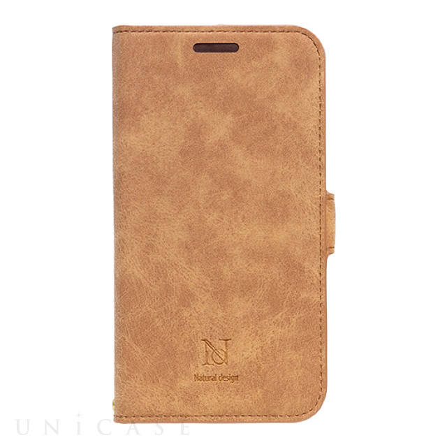 【iPhone13 mini ケース】手帳型ケース Style Natural (Camel)