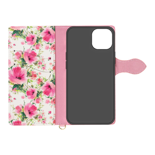 【iPhone13 ケース】手帳型ケース Fleur (Pink)サブ画像