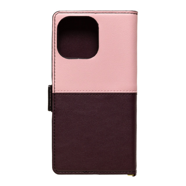 【iPhone13 Pro ケース】手帳型ケース JUDY (Pink × Brown)サブ画像