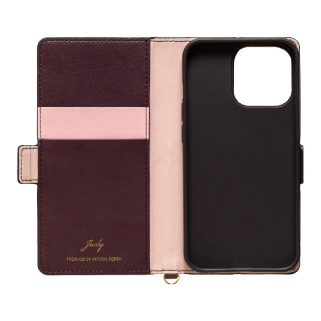 【iPhone13 Pro ケース】手帳型ケース JUDY (Pink × Brown)goods_nameサブ画像