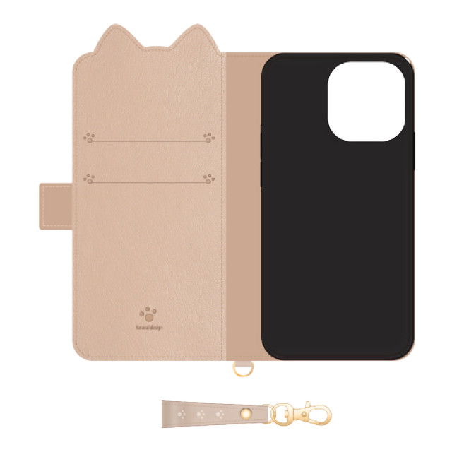 【iPhone13 ケース】手帳型ケース Mewmew (Caffe latte)goods_nameサブ画像