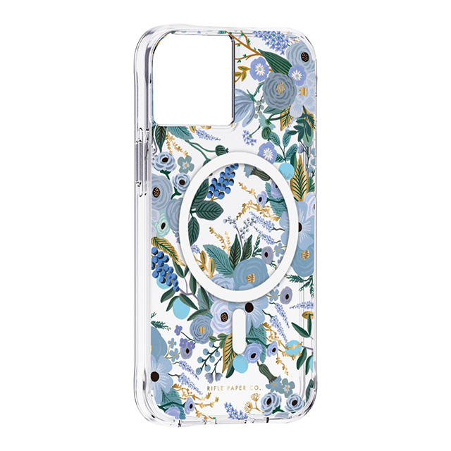 【iPhone13 ケース】RIFLE PAPER CO. 抗菌・3.0m落下耐衝撃 (Garden Party Blue) MagSafe対応goods_nameサブ画像