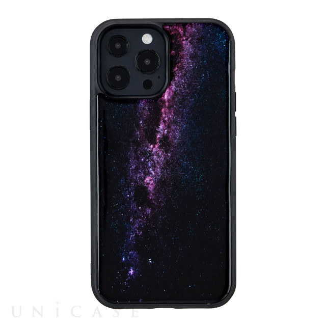 【iPhone13 Pro Max ケース】天然貝ケース (Milky way)