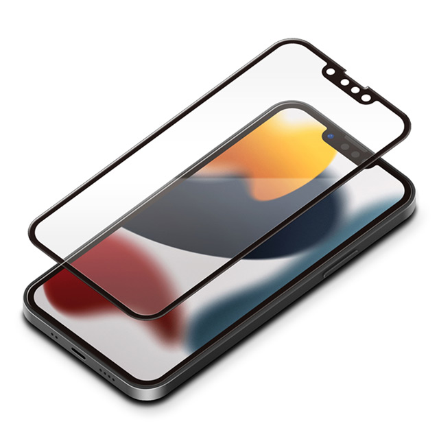 【iPhone13 mini フィルム】液晶全面保護ガラス (スーパークリア)サブ画像