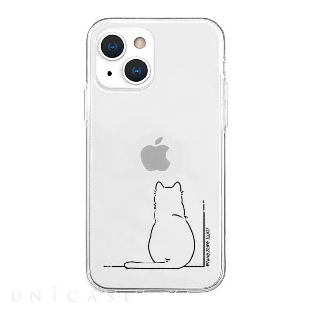 【iPhone13 mini ケース】ソフトクリアケース (SIRONEKO)