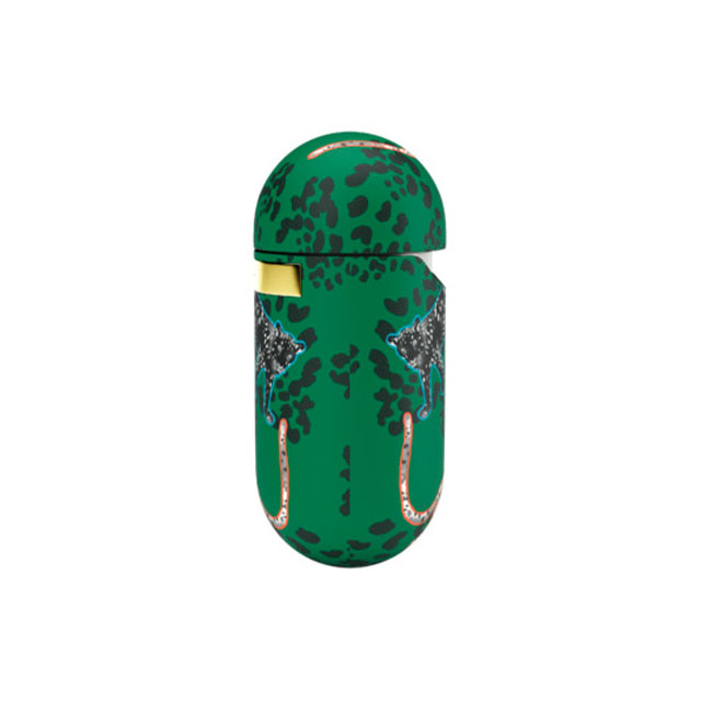 【AirPods(第2/1世代) ケース】Green Leopard Casegoods_nameサブ画像