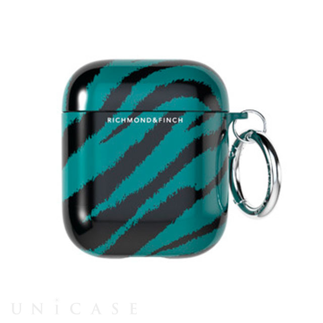 【AirPods(第2/1世代) ケース】Emerald Zebra Case