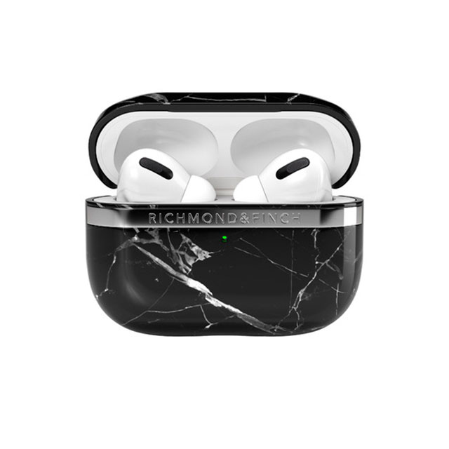 【AirPods Pro(第1世代) ケース】Black Marble Caseサブ画像