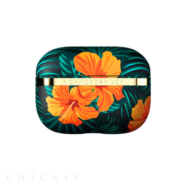 【AirPods Pro(第1世代) ケース】Orange Hibiscus Case