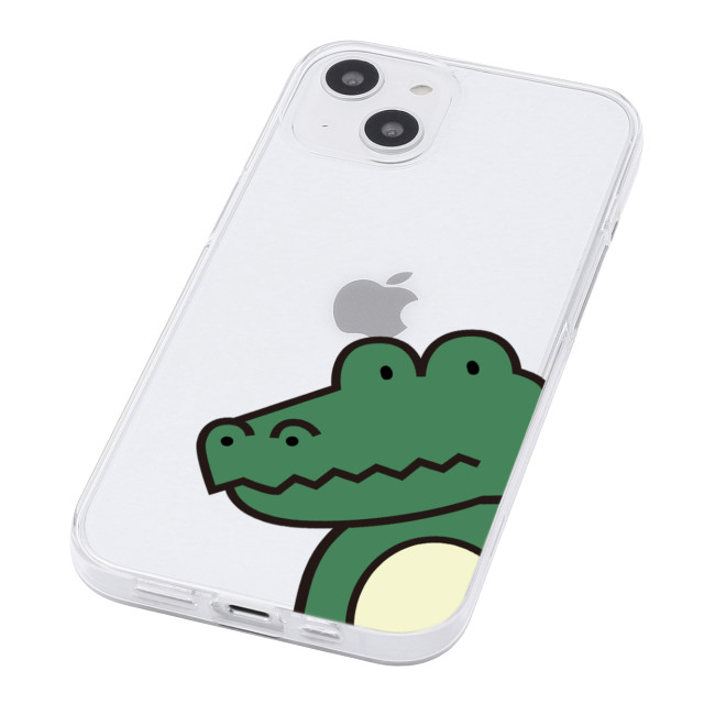 【iPhone13 mini ケース】ソフトクリアケース (ワニ)goods_nameサブ画像