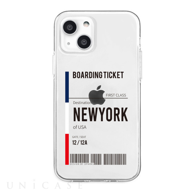 【iPhone13 mini ケース】ソフトクリアケース (NEWYORK)