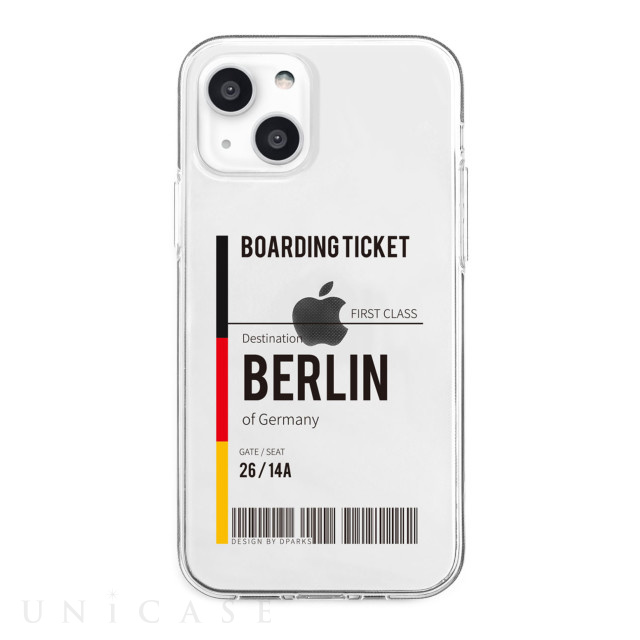 【iPhone13 mini ケース】ソフトクリアケース (berlin)