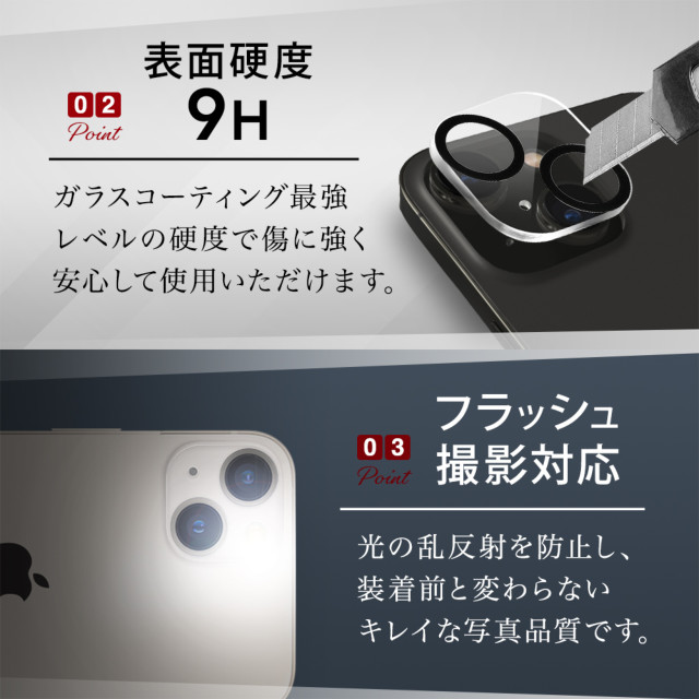 【iPhone13 mini フィルム】カメラレンズ保護ガラス (クリア)goods_nameサブ画像