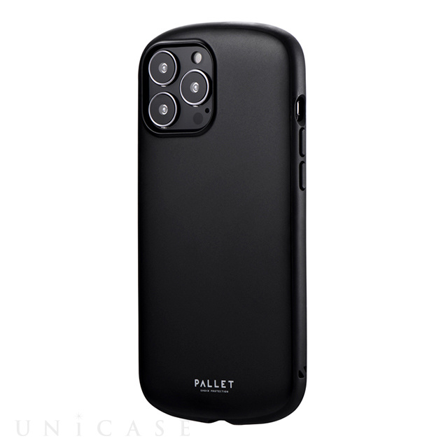【iPhone13 Pro Max ケース】超軽量・極薄・耐衝撃ハイブリッドケース「PALLET AIR」 (マットブラック)