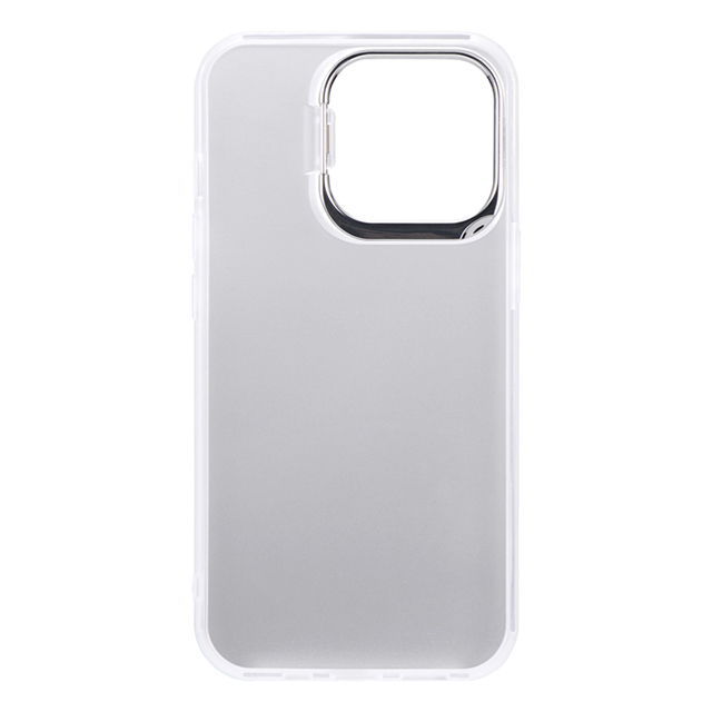 【iPhone13 mini ケース】スタンド付耐衝撃ハイブリッドケース「SHELL STAND」 (フロストホワイト)サブ画像