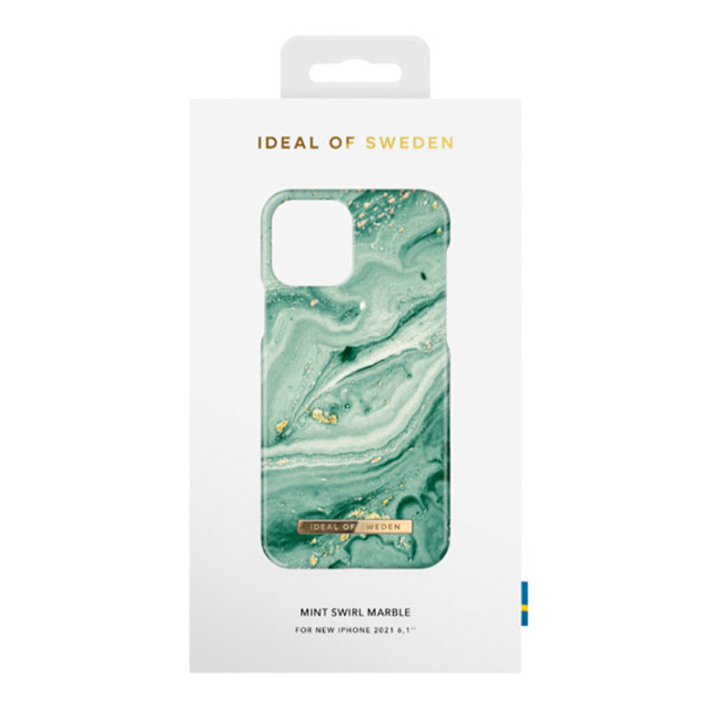 【iPhone13 Pro ケース】Fashion Case (Mint Swirl Marble)サブ画像