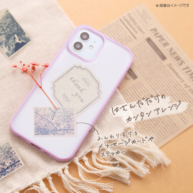 【iPhone13 mini ケース】マットハイブリッドケース SHEER/シアーホワイト (ベージュ)サブ画像