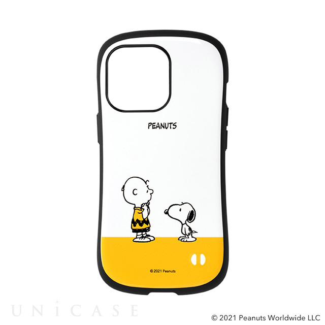 【iPhone13 Pro ケース】PEANUTS iFace First Classケース (スヌーピー＆チャーリー・ブラウン/イエロー)