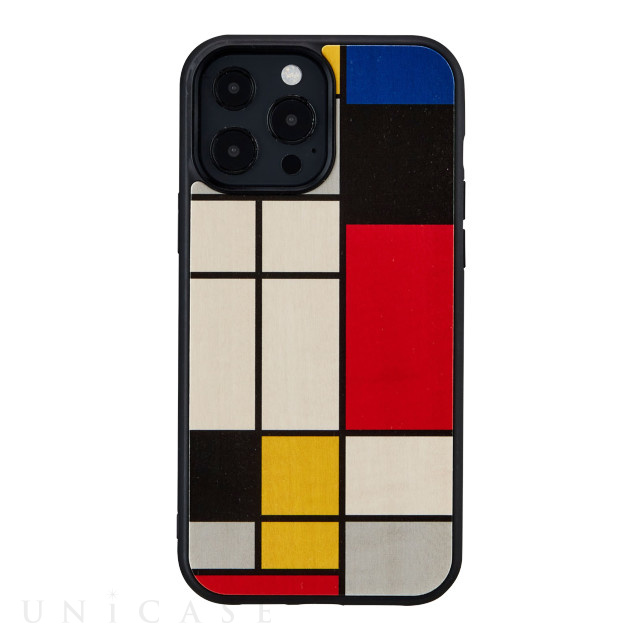 【iPhone13 Pro Max ケース】天然木ケース (Mondrian Wood)