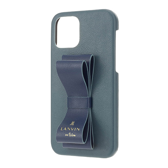 【iPhone13 mini ケース】Slim Wrap Case Stand ＆ Ring Ribbon 2-Tone (Navy/Vintage Blue)goods_nameサブ画像