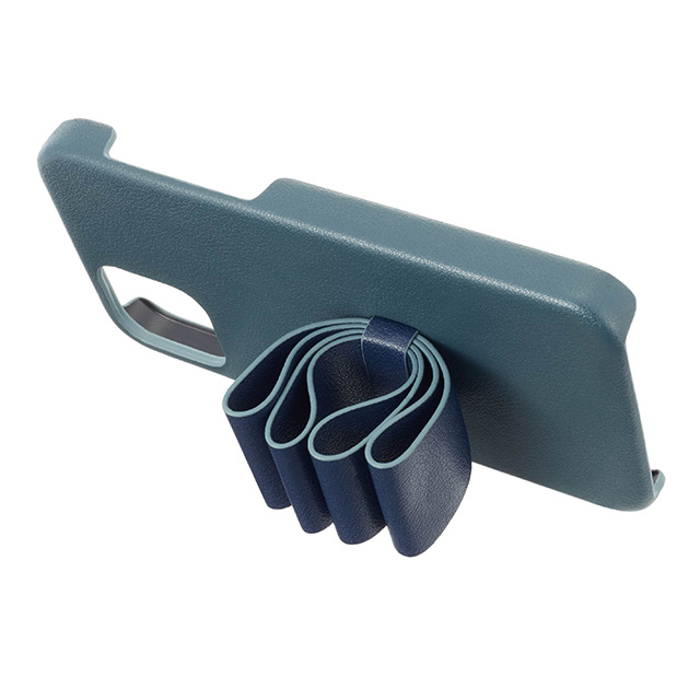 【iPhone13 Pro ケース】Slim Wrap Case Stand ＆ Ring Ribbon 2-Tone (Navy/Vintage Blue)goods_nameサブ画像