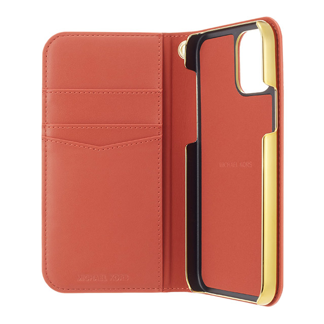 【iPhone13 Pro ケース】Folio Case Bicolor with Tassel Charm (Brown/Red)サブ画像