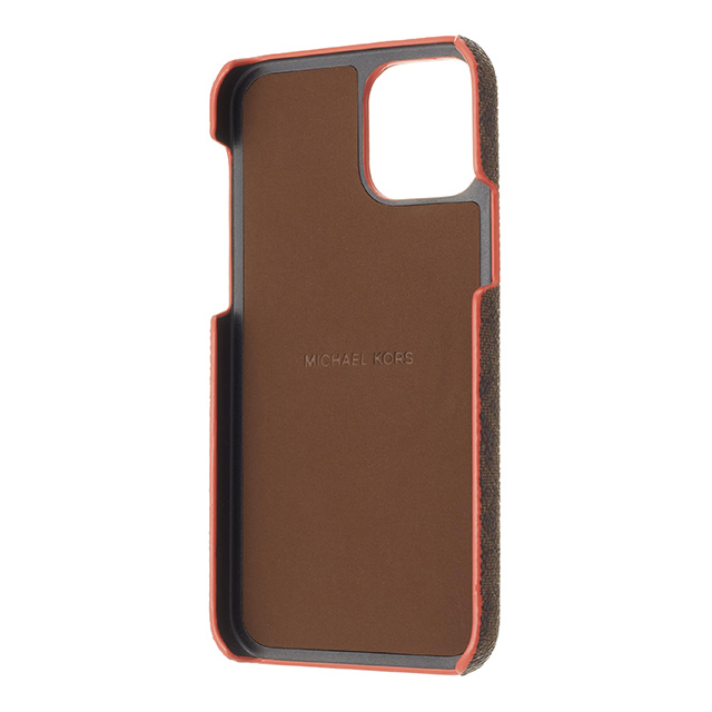 【iPhone13 Pro ケース】Slim Wrap Case Edge Corting (Brown/Red)サブ画像