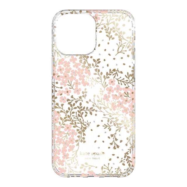 【iPhone13 Pro Max ケース】Protective Hardshell Case (Multi Floral/Blush/White/Gold Foil/Gems/Clear)goods_nameサブ画像