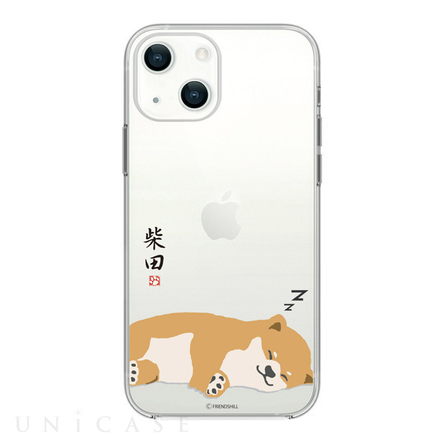 【iPhone13 mini ケース】しばたさんクリアケース (昼寝)
