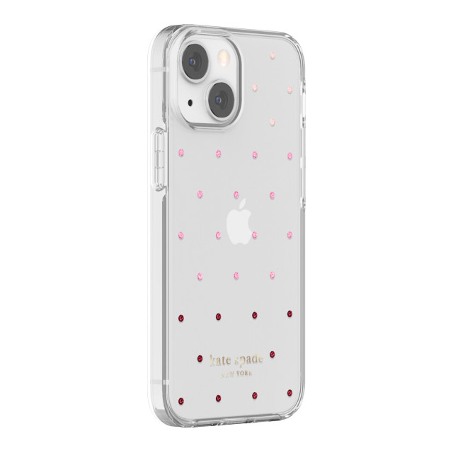 【iPhone13 mini ケース】Protective Hardshell Case (Pin Dot Ombre/Pink/Clear)goods_nameサブ画像