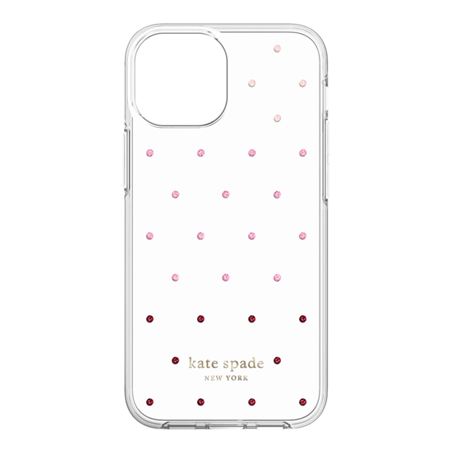 【iPhone13 mini ケース】Protective Hardshell Case (Pin Dot Ombre/Pink/Clear)goods_nameサブ画像
